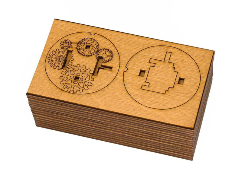 iDventure 3D dřevěná skládačka hlavolamu Cryptex